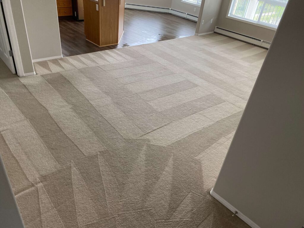A cleaned room